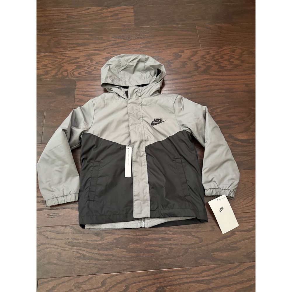 Nike Toddler 3-in-1 Jacket Smoke Grey Black 76M914-M19 4T NWT